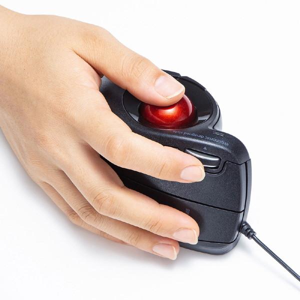 SANWA SUPPLY(サンワサプライ) トラックボール   MA-TB177BK ［IR LED /有線 /5ボタン /USB］ | SANWA SUPPLY | 11