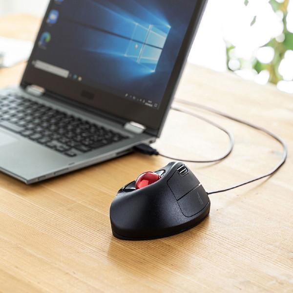 SANWA SUPPLY(サンワサプライ) トラックボール   MA-TB177BK ［IR LED /有線 /5ボタン /USB］ | SANWA SUPPLY | 09