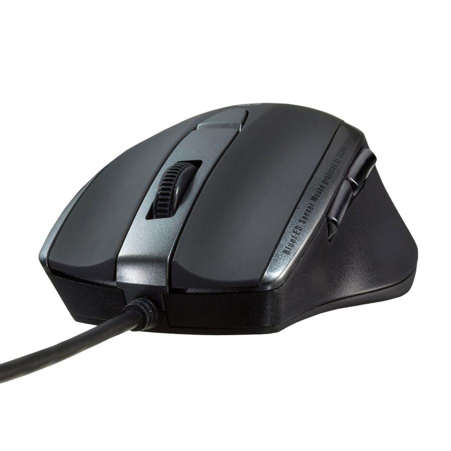 SANWA SUPPLY(サンワサプライ) マウス  ブラック MA-BL168BK ［BlueLED /有線 /5ボタン /USB］ 【864】 | SANWA SUPPLY | 02