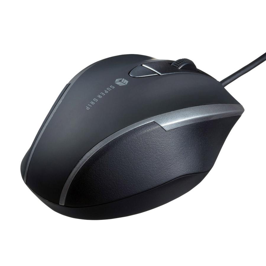 SANWA SUPPLY(サンワサプライ) マウス  ブラック MA-BL168BK ［BlueLED /有線 /5ボタン /USB］ 【864】 | SANWA SUPPLY | 06