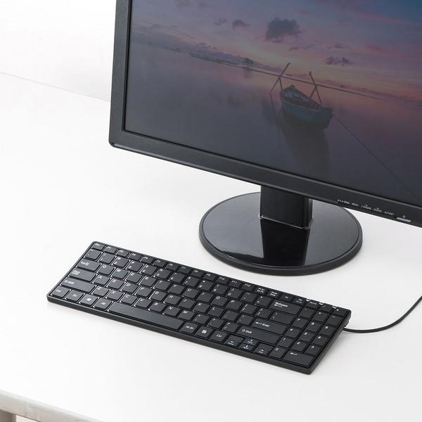 SANWA SUPPLY(サンワサプライ) キーボード (英語配列・Windows11対応) ブラック SKB-E2UN ［有線 /USB］ | SANWA SUPPLY | 02