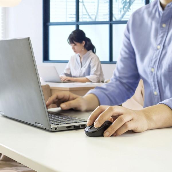 SANWA SUPPLY(サンワサプライ) マウス (Chrome/Mac/Windows11対応) ダークシルバー MA-WBS311DS ［BlueLED /無線(ワイヤレス) /3ボタン /USB］ | SANWA SUPPLY | 09