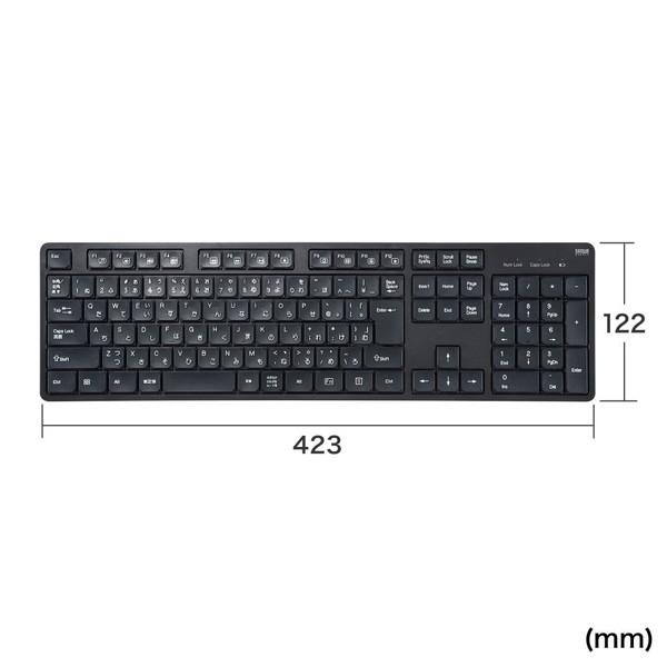 SANWA SUPPLY(サンワサプライ) キーボード・マウスセット 109キー(Windows11対応) ブラック SKB-WL37SETBK ［ワイヤレス /USB］ | SANWA SUPPLY | 20