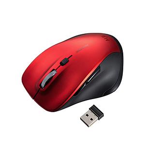 SANWA SUPPLY(サンワサプライ) マウス (Chrome/Mac/Windows11対応) レッド MA-SWBL196RN ［BlueLED /無線(ワイヤレス) /5ボタン /USB］ | SANWA SUPPLY