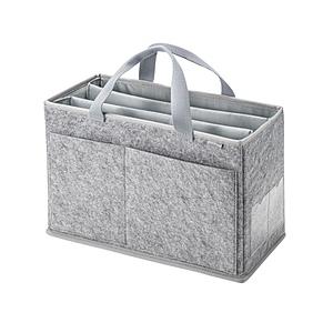 SANWA SUPPLY(サンワサプライ) ノートパソコン対応 [〜15.6インチ] フェルトBOXバッグ  グレー BAG-TW9GY | SANWA SUPPLY