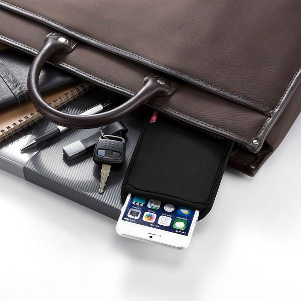 SANWA SUPPLY(サンワサプライ) マルチスマートフォンケース（5.5インチ用） PDA-SPC15BK [振込不可] | SANWA SUPPLY | 03