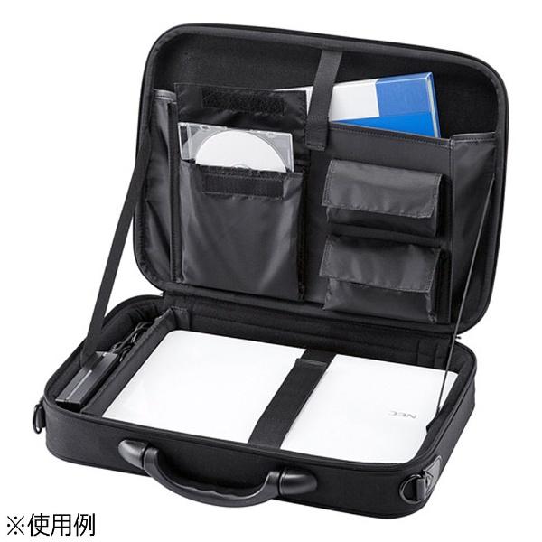 SANWA SUPPLY(サンワサプライ) ノートPC対応[15.6インチワイド] セミハードPCケース ブラック BAG-EVA5BKN | SANWA SUPPLY | 02