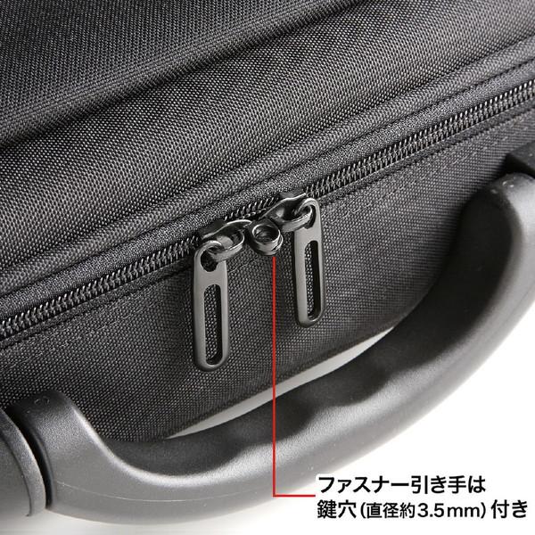 SANWA SUPPLY(サンワサプライ) ノートPC対応[15.6インチワイド] セミハードPCケース ブラック BAG-EVA5BKN | SANWA SUPPLY | 05