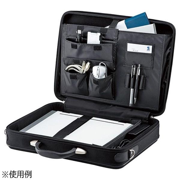 SANWA SUPPLY(サンワサプライ) ノートPC対応[15.6インチワイド] セミハードパソコンケース ブラック BAG-EVA6BKN | SANWA SUPPLY | 02