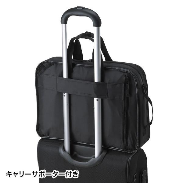 SANWA SUPPLY(サンワサプライ) ［15.6インチ対応] 超撥水・軽量パソコンバッグ 3WAYタイプ ブラック BAG-LW10BK | SANWA SUPPLY | 13