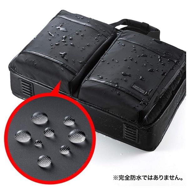 SANWA SUPPLY(サンワサプライ) ［15.6インチ対応] 超撥水・軽量パソコンバッグ 3WAYタイプ ブラック BAG-LW10BK | SANWA SUPPLY | 01