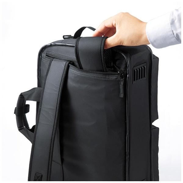 SANWA SUPPLY(サンワサプライ) ［15.6インチ対応] 超撥水・軽量パソコンバッグ 3WAYタイプ ブラック BAG-LW10BK | SANWA SUPPLY | 03