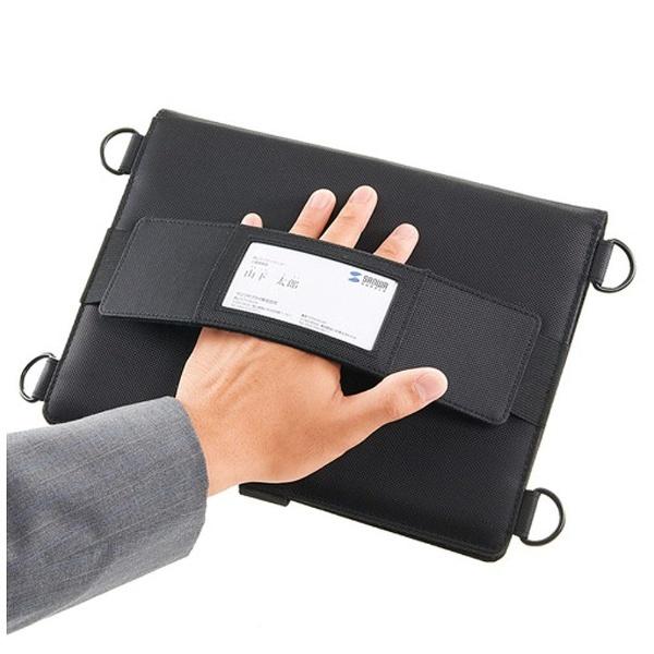 SANWA SUPPLY(サンワサプライ) 10.1インチタブレット対応［横幅 245〜285mm］　ショルダーベルト付きケース スタンド機能付き　ブラック　PDA-TAB4ST | SANWA SUPPLY | 02