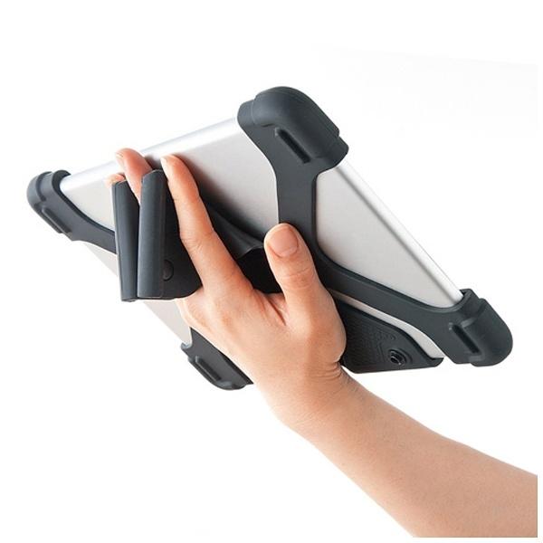 SANWA SUPPLY(サンワサプライ) 8.9〜11.6インチタブレット用［横幅 240〜285mm］　耐衝撃シリコンケース　ブラック　PDA-TABH4BK [振込不可] | SANWA SUPPLY | 05