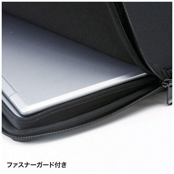 SANWA SUPPLY(サンワサプライ) ノートPC対応〔15.6型ワイド〕　ポケット付きインナーケース　ブラック　IN-WETP15BK | SANWA SUPPLY | 03