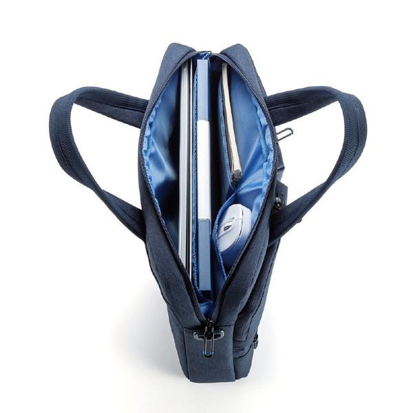 SANWA SUPPLY(サンワサプライ) ノートパソコン対応［〜13.3インチ］ カジュアルPCバッグ キャリーオン対応  ネイビー BAG-CA11NV | SANWA SUPPLY | 02