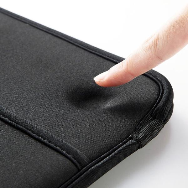 SANWA SUPPLY(サンワサプライ) MacBook Pro・MacBook Air 13インチ用 衝撃吸収スリップインケース  ブラック IN-MACSL13BK | SANWA SUPPLY | 01