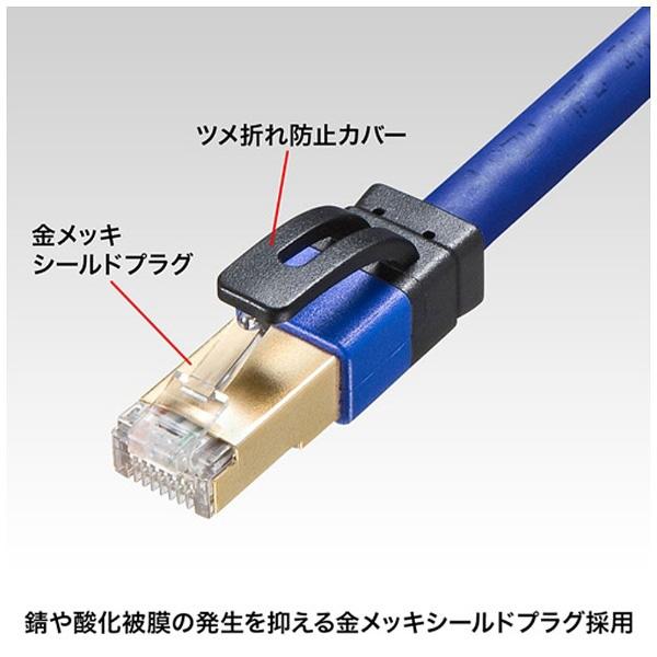 SANWA SUPPLY(サンワサプライ) カテゴリ7A LANケーブル （3m・ブルー） KBT7A03BL 【864】 | SANWA SUPPLY | 02