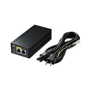 SANWA SUPPLY(サンワサプライ) LAN-GIHINJ2(ブラック)　スイッチングハブ　PoEインジェクター [振込不可] | SANWA SUPPLY