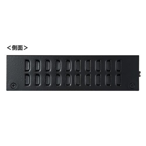 SANWA SUPPLY(サンワサプライ) LAN-GIHINJ2(ブラック)　スイッチングハブ　PoEインジェクター [振込不可] | SANWA SUPPLY | 03