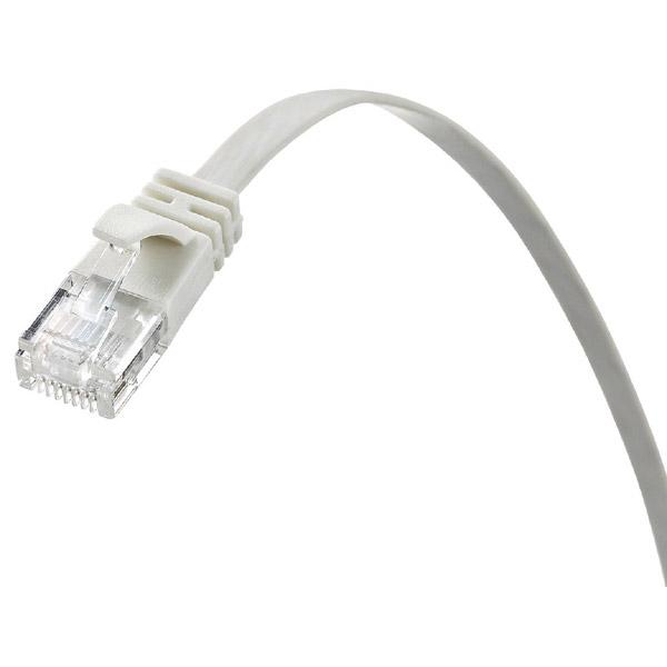 SANWA SUPPLY(サンワサプライ) カテゴリ6AフラットLANケーブル KB-FL6A-005W [■ケーブル長：0.5m] | SANWA SUPPLY | 02