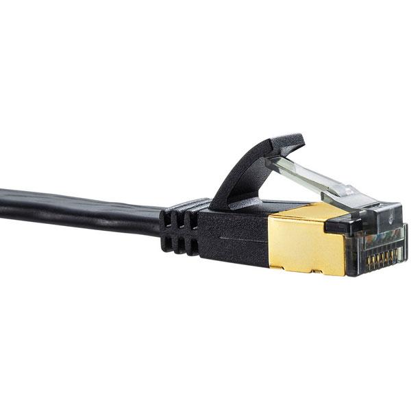 SANWA SUPPLY(サンワサプライ) KB-T8FL-005BK LANケーブル  ブラック ［0.5m /カテゴリー8 /フラット］ | SANWA SUPPLY | 03