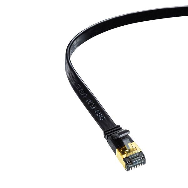 SANWA SUPPLY(サンワサプライ) KB-T8FL-05BK LANケーブル  ブラック ［5m /カテゴリー8 /フラット］ | SANWA SUPPLY | 02