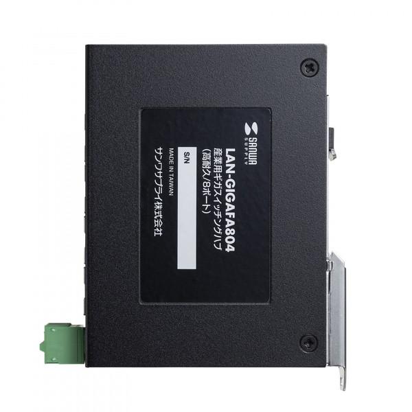 SANWA SUPPLY(サンワサプライ) スイッチングハブ [8ポート /Giga対応]  ブラック LAN-GIGAFA804 | SANWA SUPPLY | 01