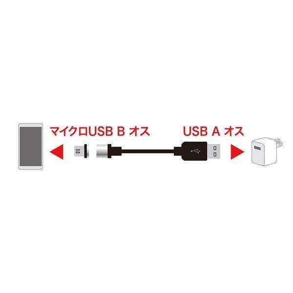 SANWA SUPPLY(サンワサプライ) タブレット／スマートフォン対応［micro USB］　脱着式 充電USBケーブル 2A （1m・ブラック）　KU-MMG1 【864】 | SANWA SUPPLY | 04