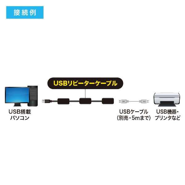 SANWA SUPPLY(サンワサプライ) KB-USB-R230　30m延長［USB-A ⇔ USB-A］USBアクティブリピーターケーブル | SANWA SUPPLY | 03