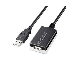 SANWA SUPPLY(サンワサプライ) USB-A延長ケーブル [USB-A オス→メス USB-A /12m /USB2.0]  ブラック KB-USB-R212N | SANWA SUPPLY