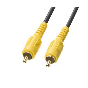 SANWA SUPPLY(サンワサプライ) 1.8m ビデオケーブル   KM-V6-18K3 ［ピンプラグ⇔ピンプラグ］ | SANWA SUPPLY