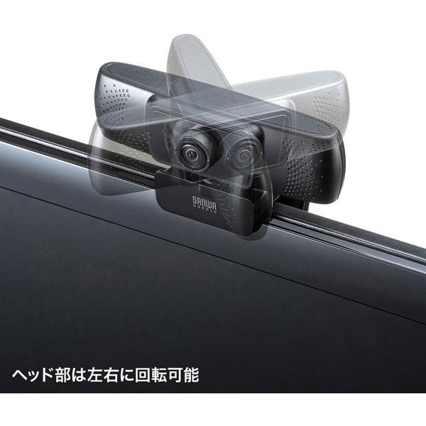 SANWA SUPPLY(サンワサプライ) ウェブカメラ マイク内蔵 会議用ワイドレンズ  CMS-V43BK-3 ［有線］ | SANWA SUPPLY | 06
