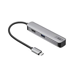 SANWA SUPPLY(サンワサプライ) ［USB-C オス→メス カードスロットｘ2 / HDMI / USB-Aｘ2］変換アダプタ   USB-3TCHC5S | SANWA SUPPLY