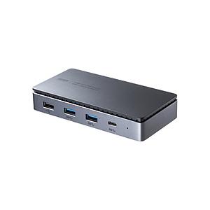 ［USB-C オス→メス HDMI / VGA / LAN / USB-Aｘ3 / USB-Cｘ2］USB PD対応 100W ドッキングステーション   USB-CVDK19 ［USB Power Delivery対応］ | SANWA SUPPLY