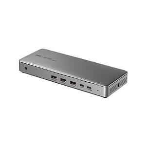 ［USB-C オス→メス HDMIｘ3 / DisplayPortｘ2 / LAN / 3.5mm / USB-Aｘ3 / USB-Cｘ2] USB PD対応 100W ドッキングステーション   USB-CVDK20 ［USB Power De… | SANWA SUPPLY