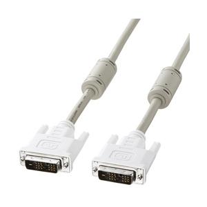 SANWA SUPPLY(サンワサプライ) KC-DVI-3K　DVIケーブル（デジタル・シングルリンク/3m/ホワイト） | SANWA SUPPLY