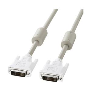 SANWA SUPPLY(サンワサプライ) KC-DVI-DL1K　DVIケーブル（デジタル・デュアルリンク/1m/ホワイト） | SANWA SUPPLY