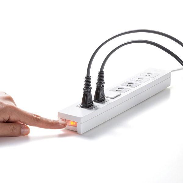 SANWA SUPPLY(サンワサプライ) 電源タップ TAP-F27-2KP | SANWA SUPPLY | 02