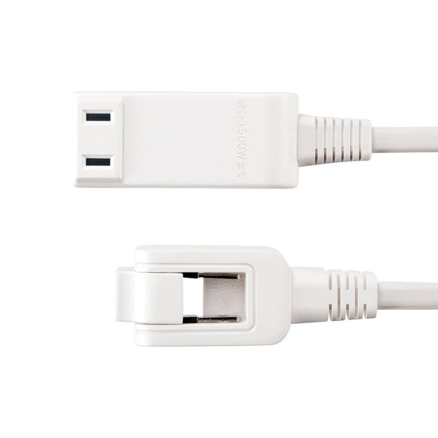 SANWA SUPPLY(サンワサプライ) マイクロタップ　3個口　0.5m　ホワイト   TAP-M705W | SANWA SUPPLY | 03