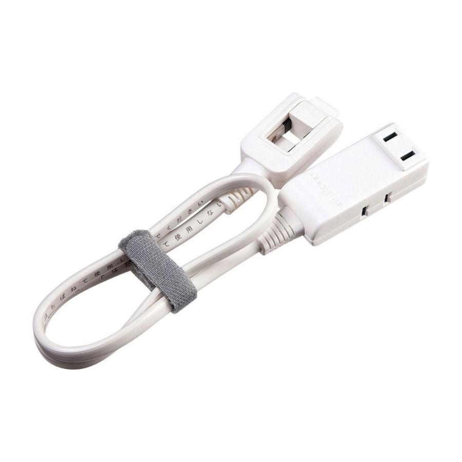 SANWA SUPPLY(サンワサプライ) マイクロタップ　3個口　0.5m　ホワイト   TAP-M705W | SANWA SUPPLY | 07