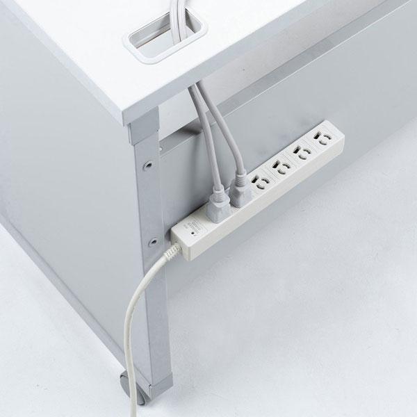 SANWA SUPPLY(サンワサプライ) タップ  ホワイト TAP-SPWMG36-5 ［5.0m /6個口 /スイッチ無］ | SANWA SUPPLY | 03