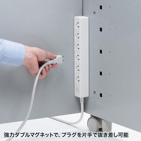 SANWA SUPPLY(サンワサプライ) タップ  ホワイト TAP-SPWMG36-5 ［5.0m /6個口 /スイッチ無］ | SANWA SUPPLY | 05