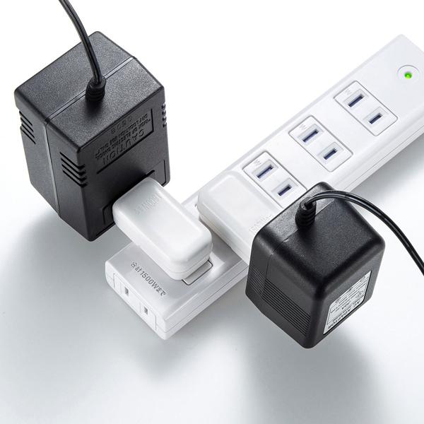 SANWA SUPPLY(サンワサプライ) スペースアダプタ よこ型 2個入り   TAP-B55 ［直挿し /1個口 /スイッチ無］ | SANWA SUPPLY | 03