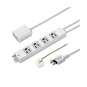 SANWA SUPPLY(サンワサプライ) 手元スイッチ付き抜け止めタップ   TAP-5433MGN2-3 【864】 | SANWA SUPPLY