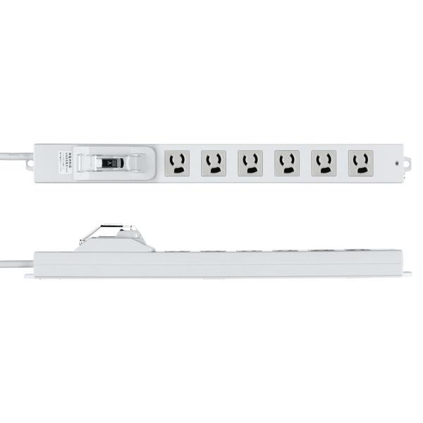 SANWA SUPPLY(サンワサプライ) 漏電ブレーカータップ（3P・6個口・5m）   TAP-BR36LN-5 | SANWA SUPPLY | 05