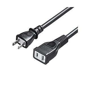 SANWA SUPPLY(サンワサプライ) 電源延長コード   TAP-EX22-10BK | SANWA SUPPLY