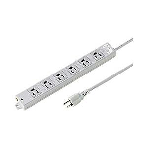 SANWA SUPPLY(サンワサプライ) TAP-K6SP-3(工事物件雷ガードタップ/3P・6個口・3m） | SANWA SUPPLY