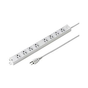 SANWA SUPPLY(サンワサプライ) 工事物件雷ガードタップ （3P・8個口・3m）　TAP-K8NSP-3 [振込不可] | SANWA SUPPLY