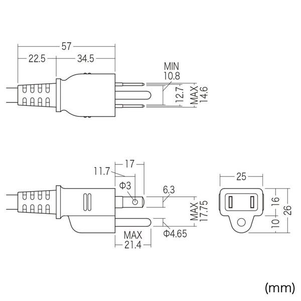 SANWA SUPPLY(サンワサプライ) 工事物件タップ   TAP-K2-3BL | SANWA SUPPLY | 08